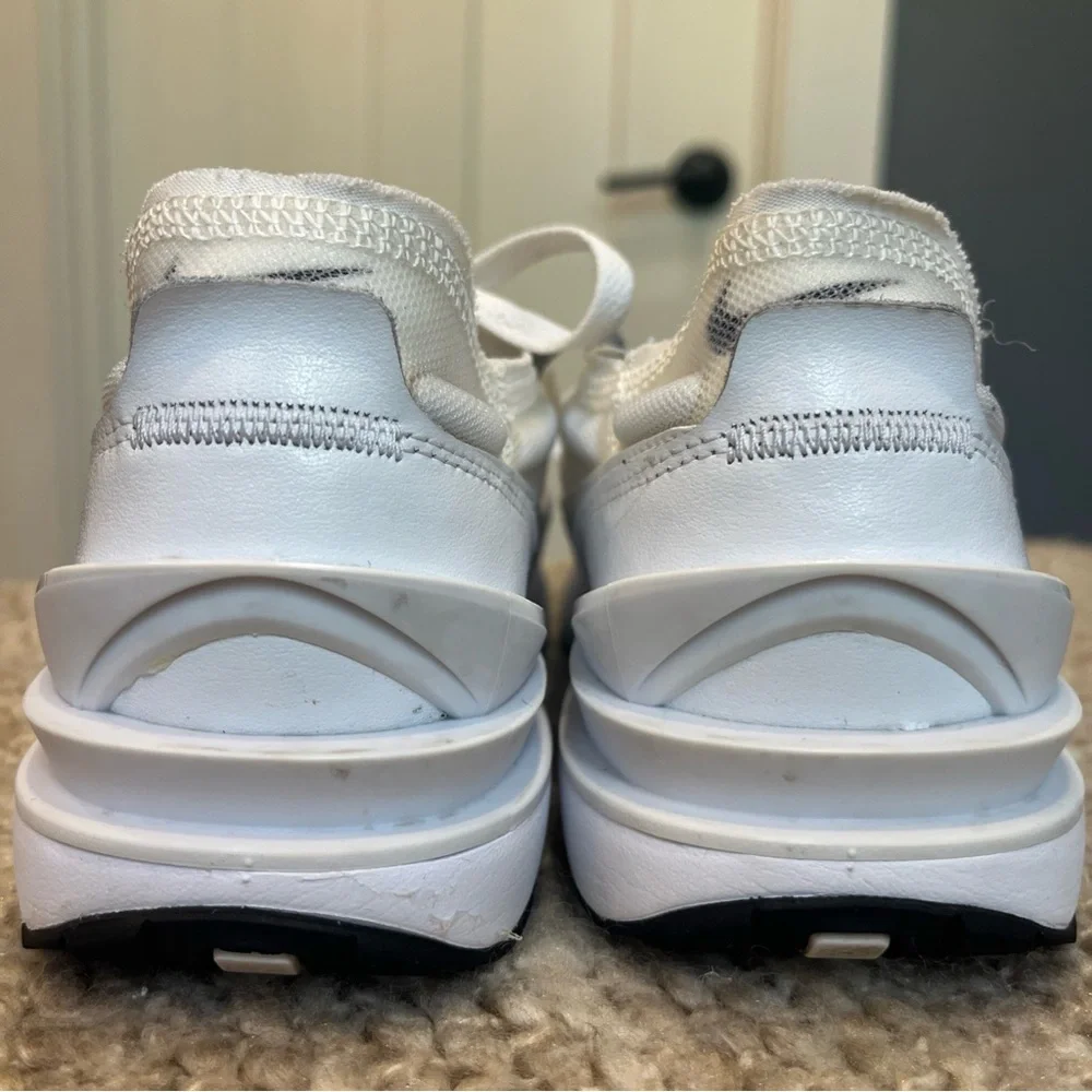 Nike Women’s‎ Size 7 Waffle One Athletic Sneakers DC2533-103 White Mesh Lace Up